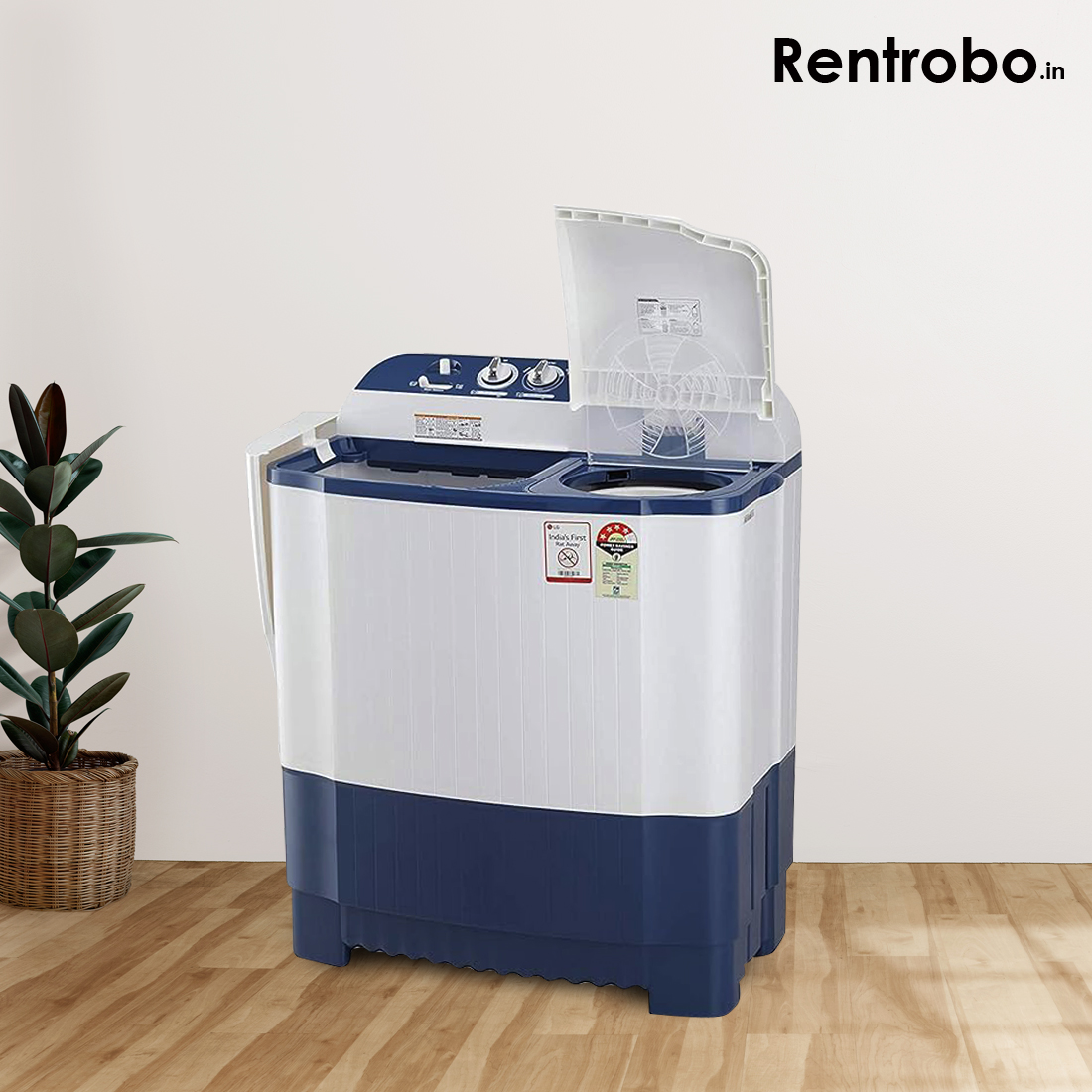 Rent home appliances Online | Rent Semi Automatic Washing Machine Online